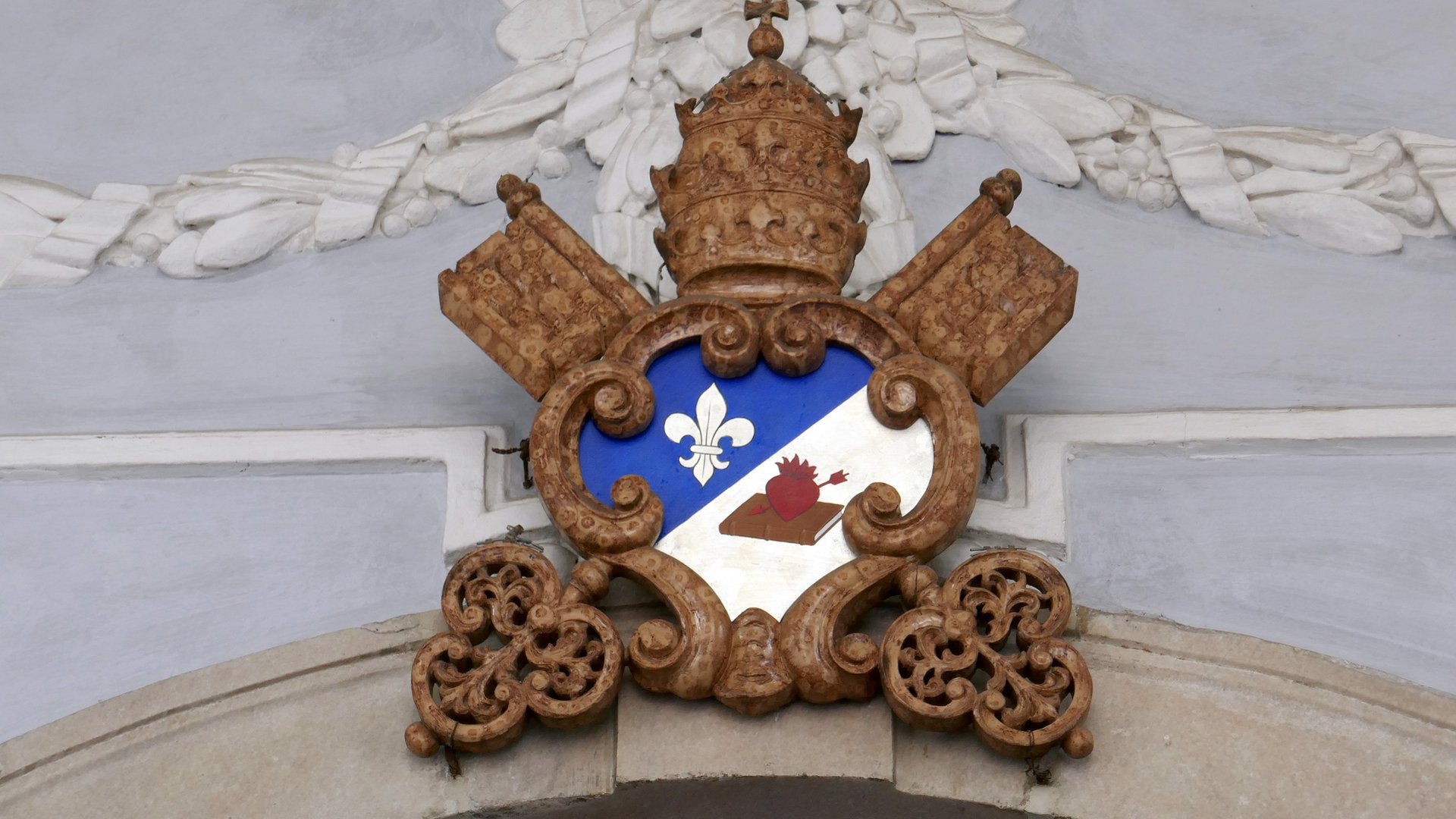 Lo stemma di Papa Leone XIV Lo stemma di Papa Leone XIV